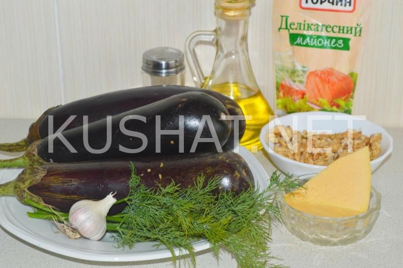 1_рулетики из баклажанов с грецкими орехами и сыром