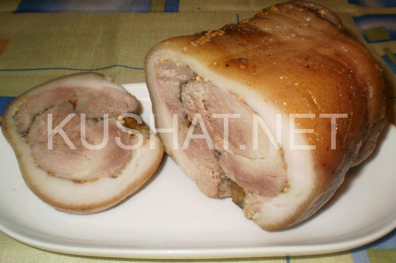 Блюда из свиной рульки рецепты с фото простые
