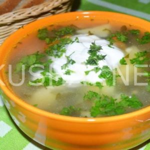 13_зеленый борщ со щавелем и яйцом