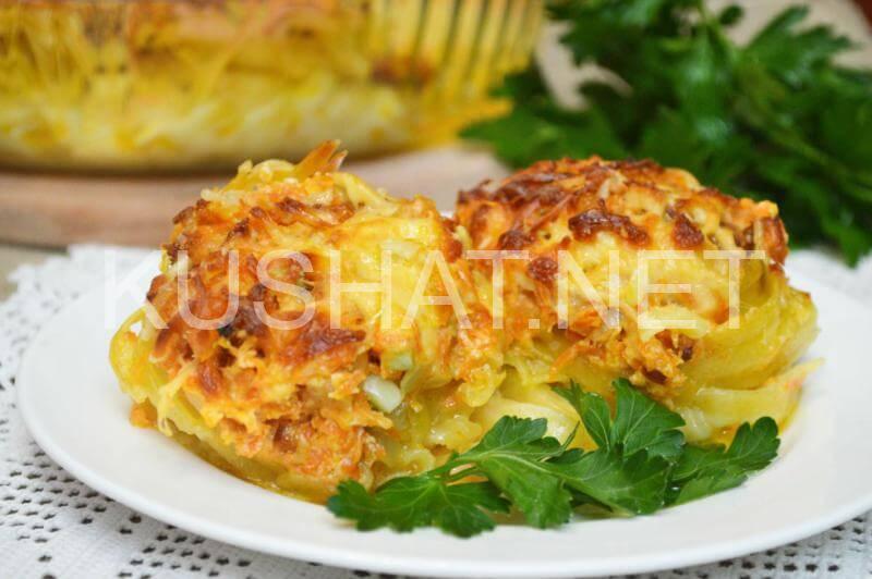 Блюдо гнезда из макарон с фаршем на сковороде рецепт пошагово с фото