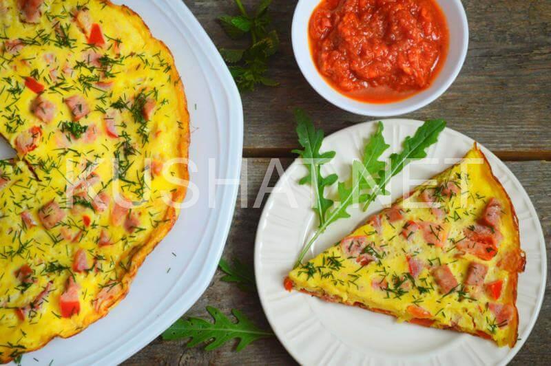 13_яичница с помидорами и колбасой