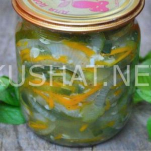 13_салат из огурцов с морковью и луком на зиму