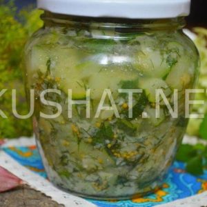 14_салат из кабачков с чесноком на зиму