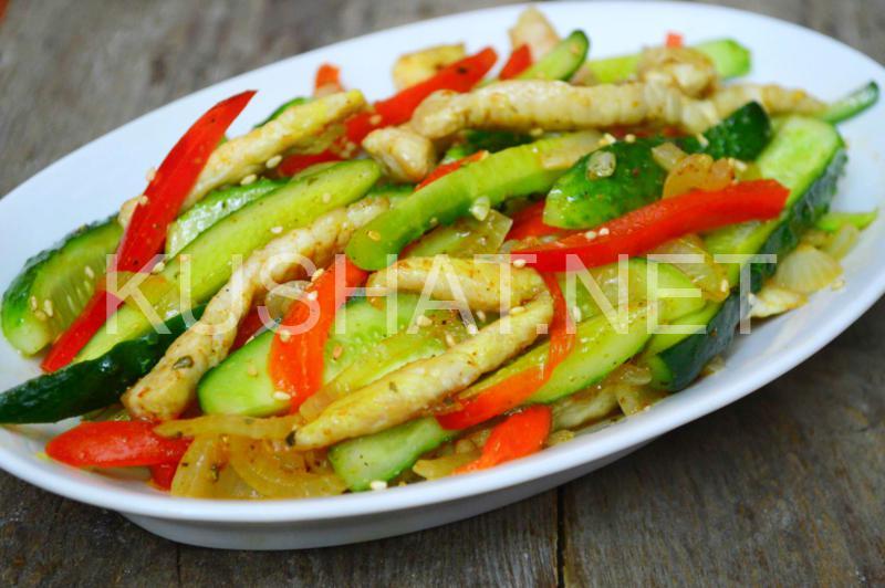 16_огурцы с мясом по-корейски