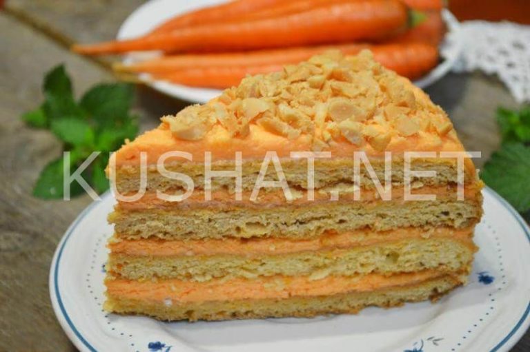 Морковный торт рецепт классический пошаговый рецепт с фото в духовке