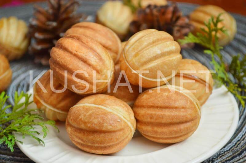 Орешки со сгущенкой классический в орешнице рецепт с фото пошагово