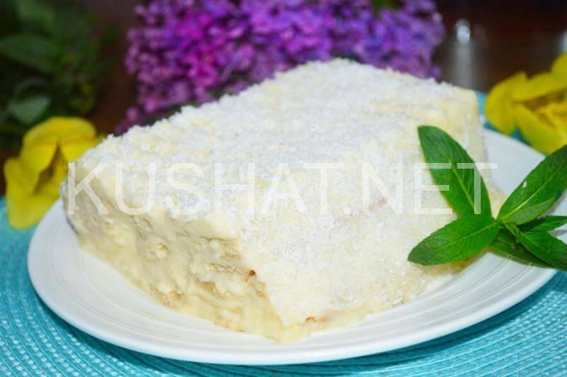 26_торт из печенья без выпечки с бананом и заварным кремом