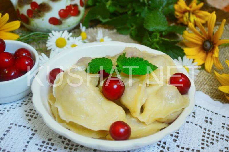 17_вареники с вишней на пару