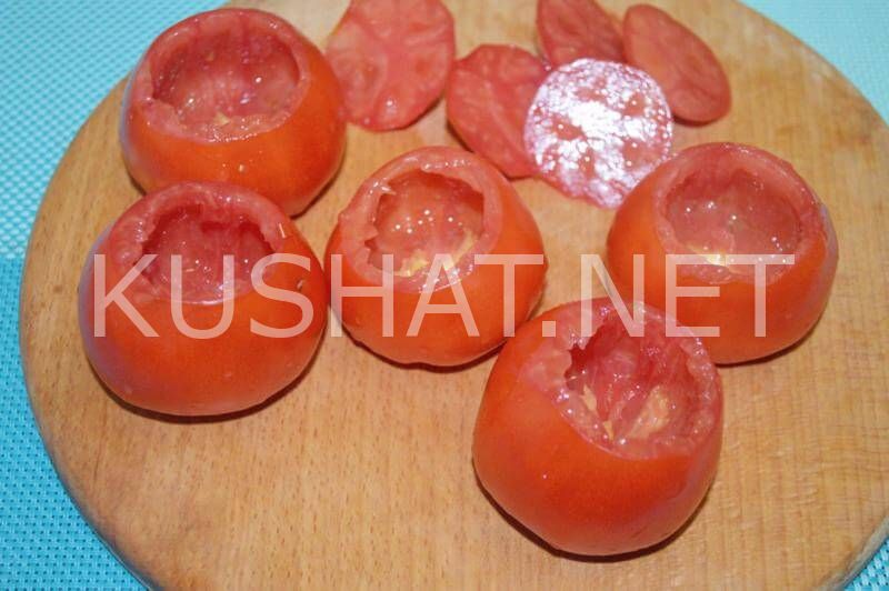 9_помидоры, фаршированные сыром и чесноком
