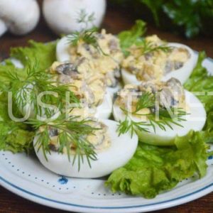 14_яйца фаршированные грибами
