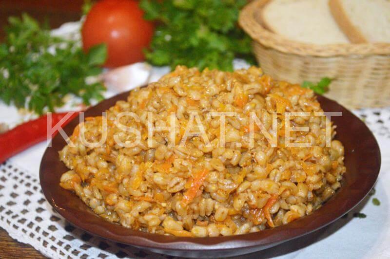 14_плов из перловки с мясом