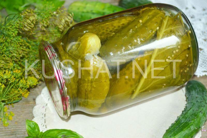 12_маринованные огурцы с горчицей на зиму