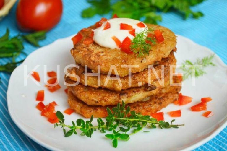 Рецепт оладьев из кабачков на сковороде классический с фото пошагово