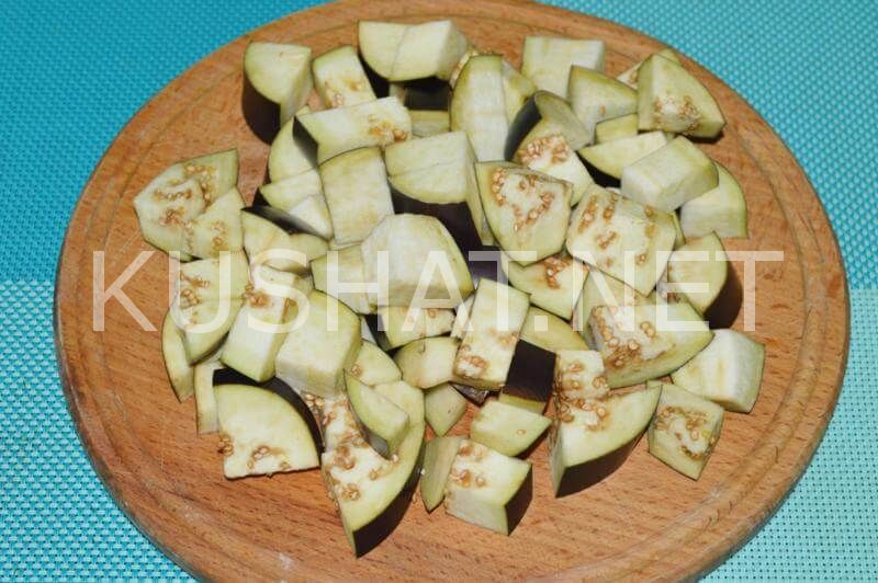 1_маринованные баклажаны с чесноком и зеленью быстрого приготовления