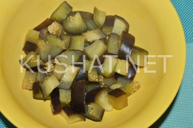 6_маринованные баклажаны с чесноком и зеленью быстрого приготовления