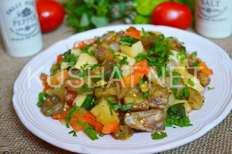 10_тушеные овощи с баклажанами и кабачками
