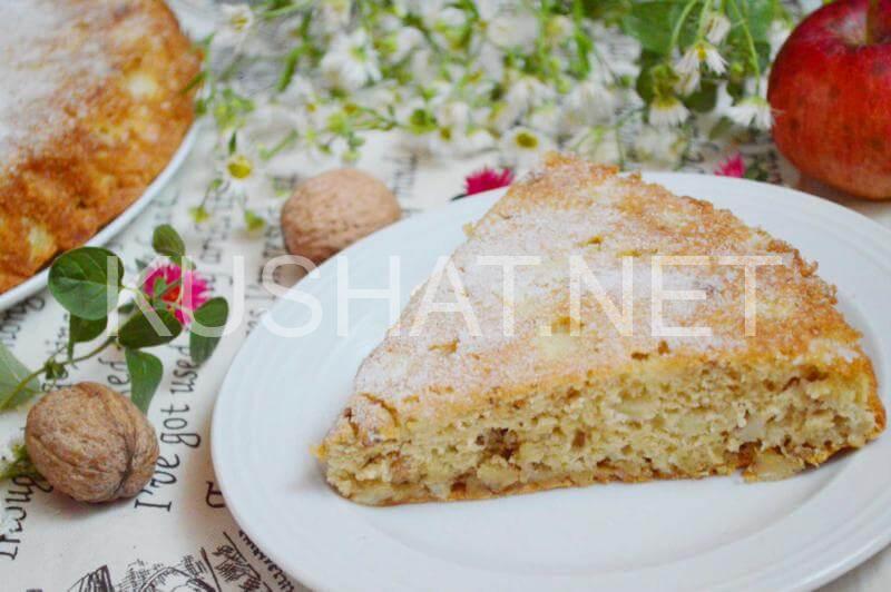 16_Пирог с яблоками и орехами