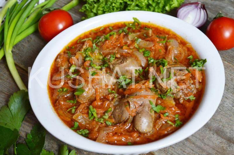 17_куриная печень с подливкой