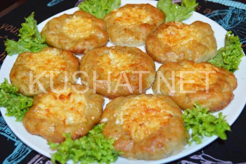 21_гнезда из фарша с сыром в духовке