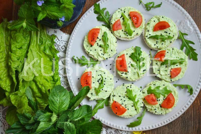 8_Бутерброды с творогом и зеленью