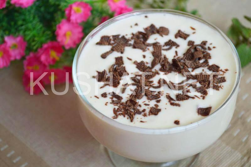 9_творожный десерт с персиками