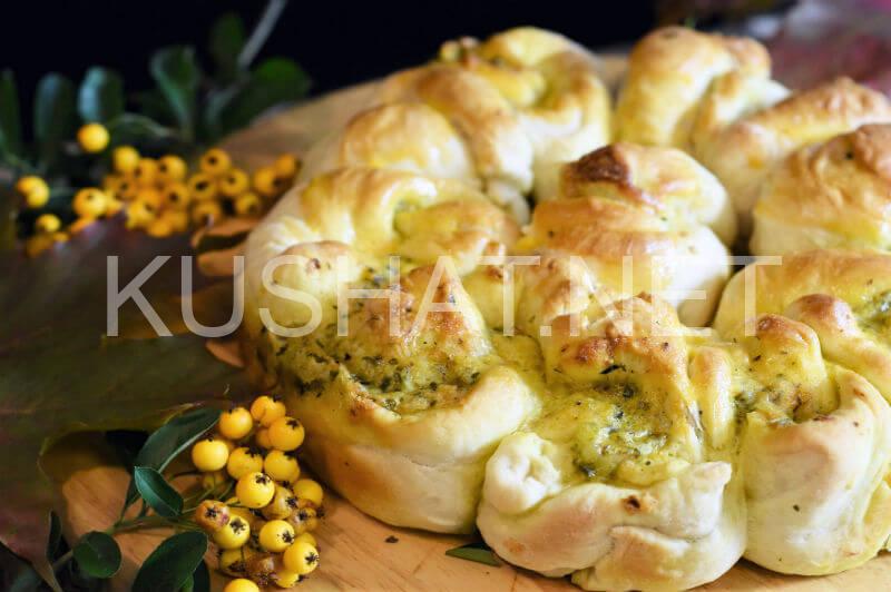 2_пирог с сыром из дрожжевого теста