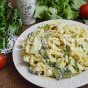 10_салат со свежим огурцом, яйцом и сухариками