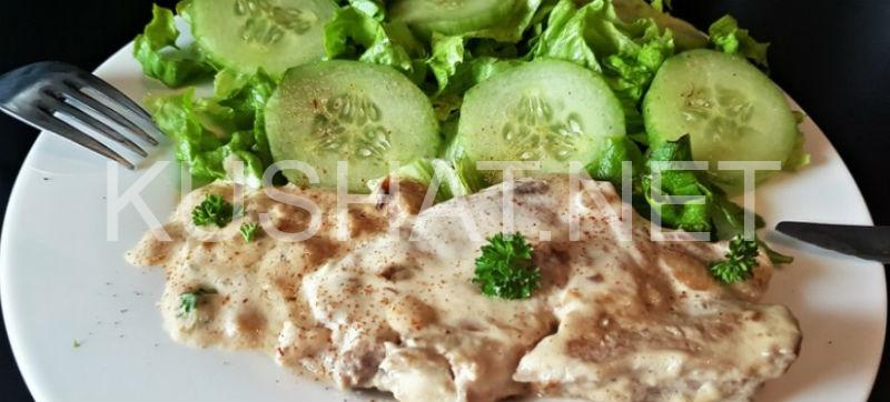 9_отбивные из говядины в сливочном соусе