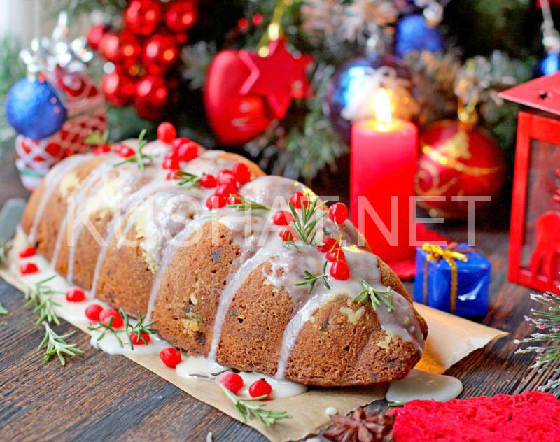 10_рождественский кекс с изюмом и сухофруктами