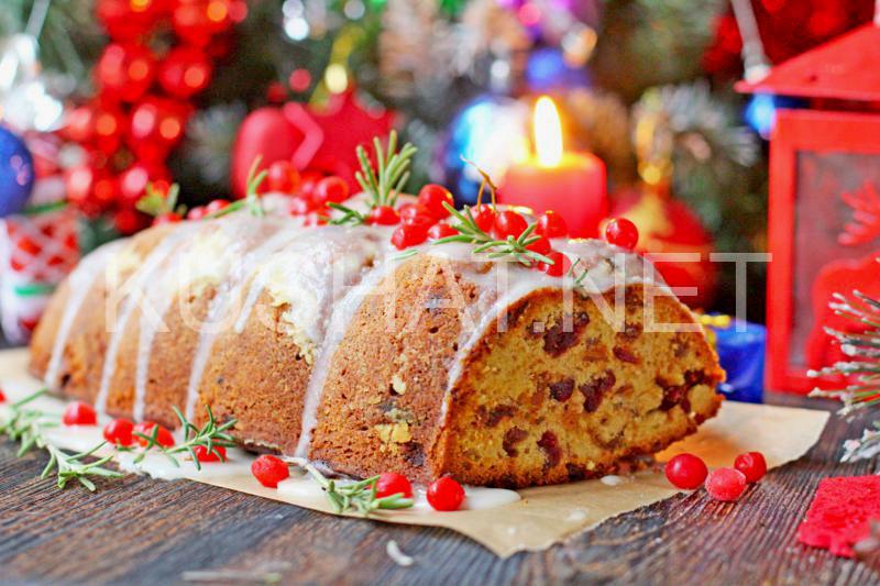 8_рождественский кекс с изюмом и сухофруктами