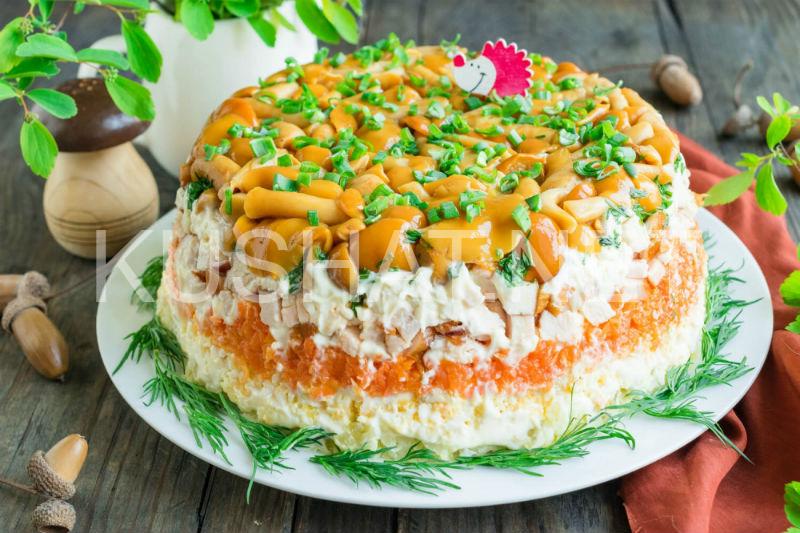 10_салат грибная поляна с опятами