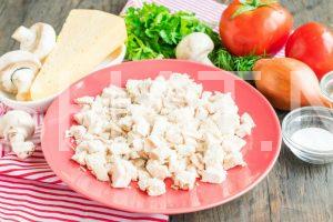 1_салат красная шапочка с курицей и грибами