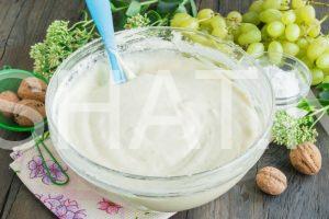 7_йогуртовый торт с виноградом и грецкими орехами