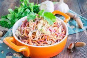 9_китайский салат с редькой и яичными блинчиками