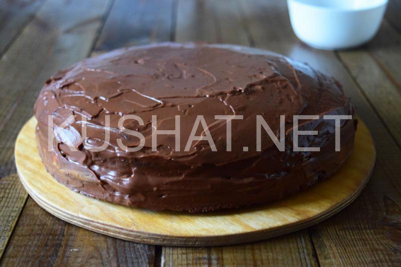 12_шоколадный торт со сгущенкой и орехами