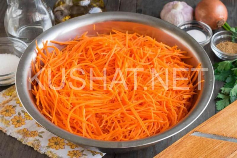 Морковь по-корейски по рецепту сестры: пошагово с фото