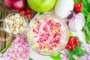 4_салат снежная королева