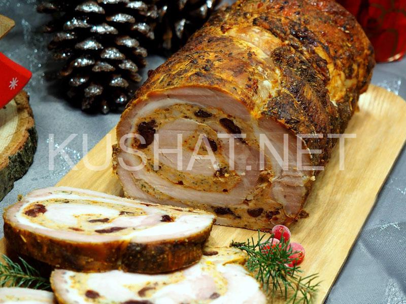 8_рулет из свинины с начинкой в духовке