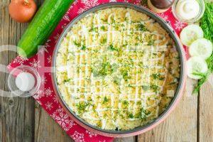 8_салат с курицей грибами и ананасами фиеста