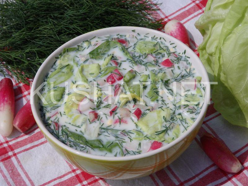 1_окрошка на кефире с капустой