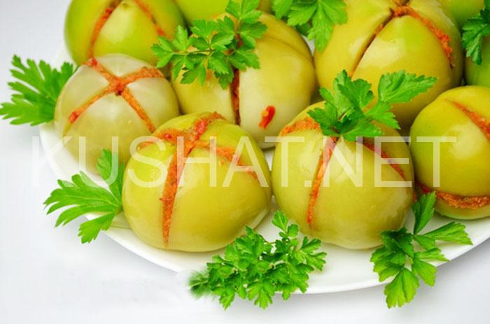 10_фаршированные зеленые помидоры по-грузински