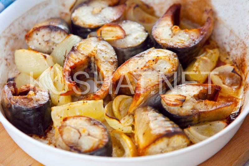 1_скумбрия запечённая в духовке с лимоном
