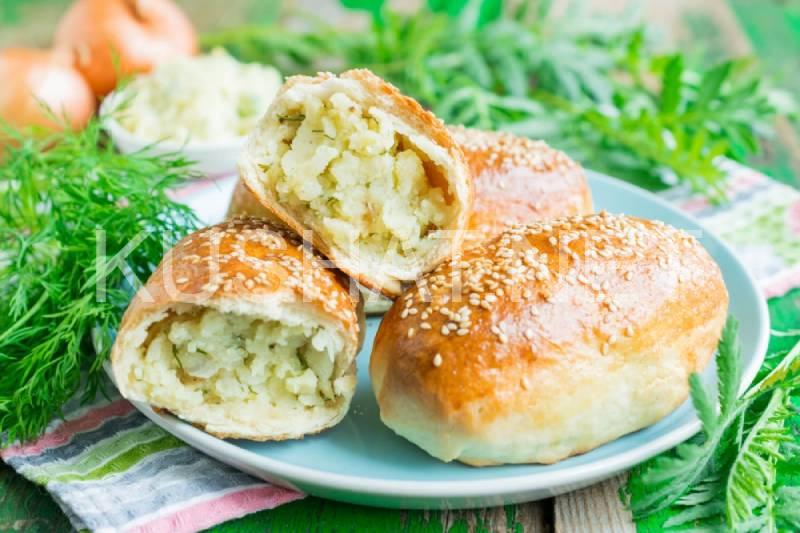 14Дрожжевые пирожки с картошкой