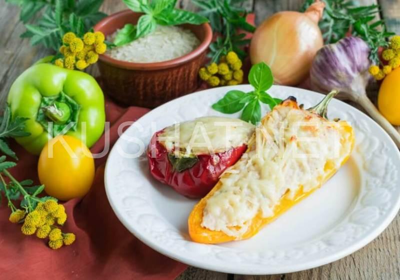 8_перец, фаршированный курицей и рисом