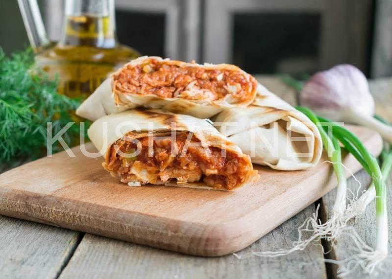 10_мексиканское буритто с курицей
