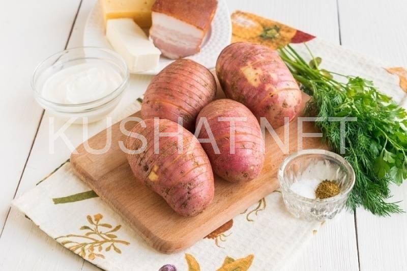 1_картошка-гармошка с беконом в духовке