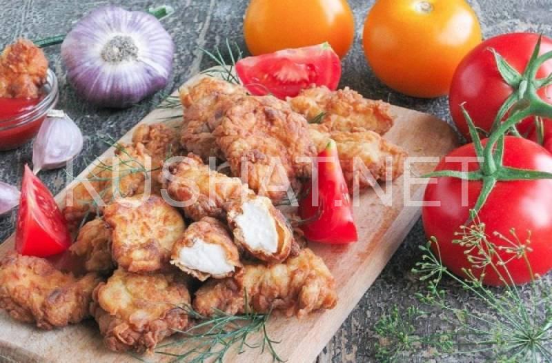 9_куриные наггетсы в панировке на сковороде