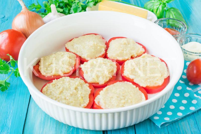 3_куриные котлеты с помидорами и сыром в духовке
