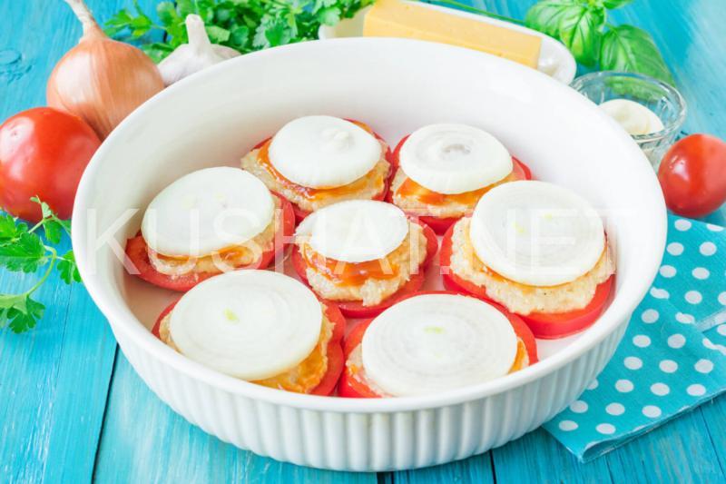 5_куриные котлеты с помидорами и сыром в духовке