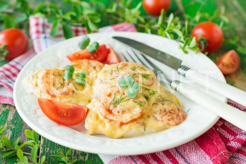 9_куриное филе с сыром и помидорами в духовке